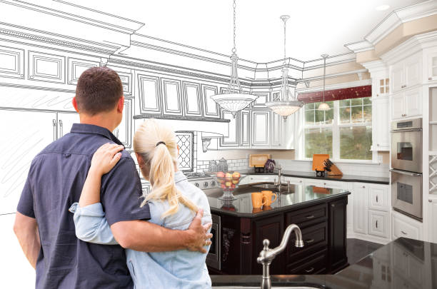 Professional Cabinet Installation technician working in Newtown Square, PA